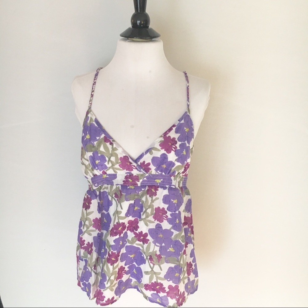 Aeropostale Floral Top Size L